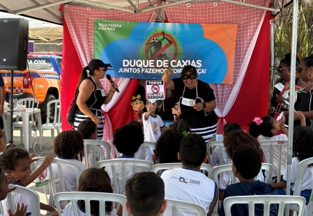 MAIS UM MUTIRÃO DE COMBATE À DENGUE JUNTO COM  CIDADANIA EM AÇÃO FOI REALIZADO EM DUQUE DE CAXIAS